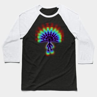 Alien Rainbow Aura Baseball T-Shirt